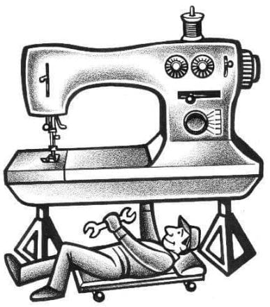 Cleaning and Oiling  Sewing machine, Sewing machine drawing, Treadle  sewing machines
